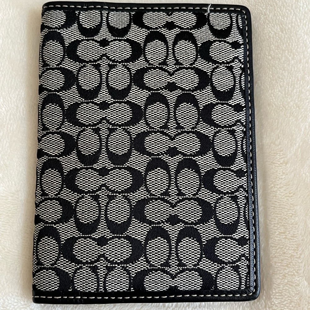 Coach passport holder